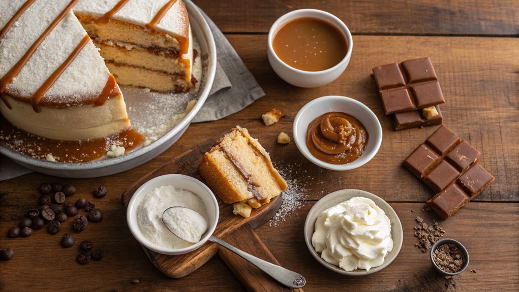 layer the caramel sauce