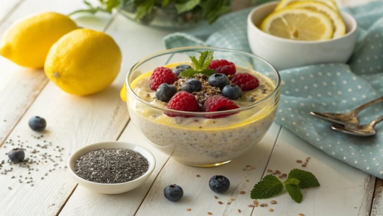 lemon chia pudding recipe