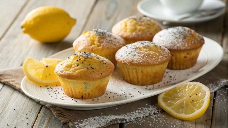 lemon poppy seed muffins