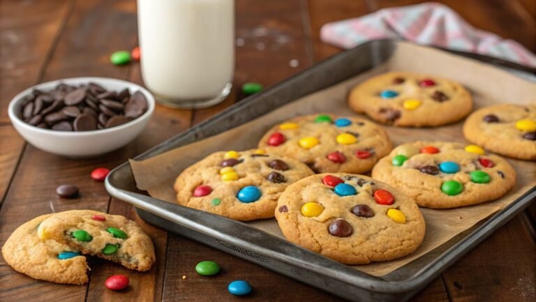 m m chocolate chip cookies