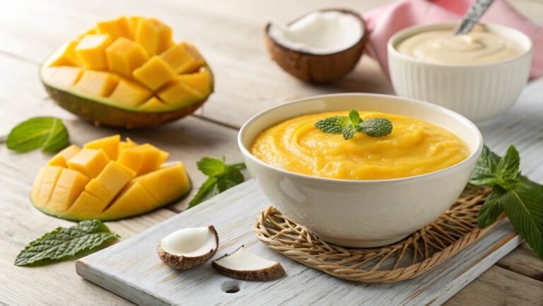 mango pudding cooking instructions