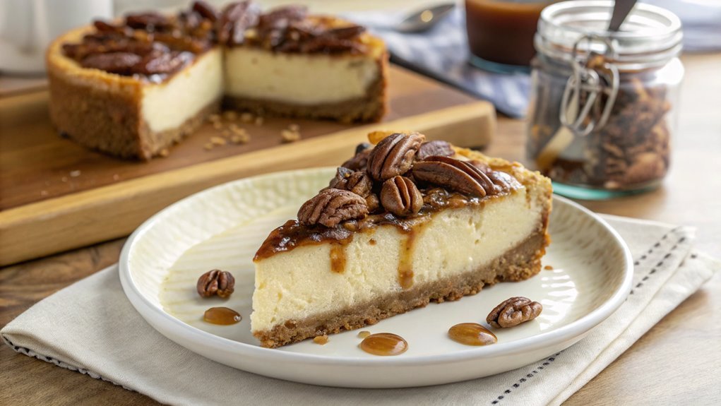 maple pecan cheesecake recipe