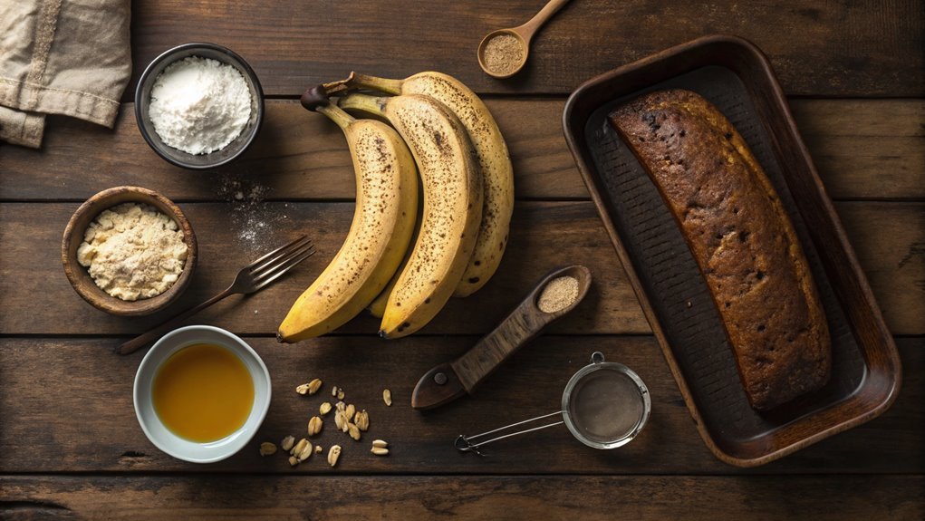 mash the ripe bananas