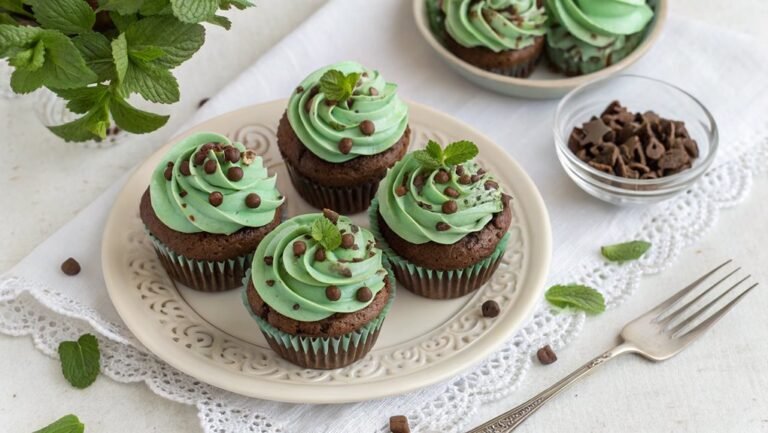 mint chocolate cupcake recipe
