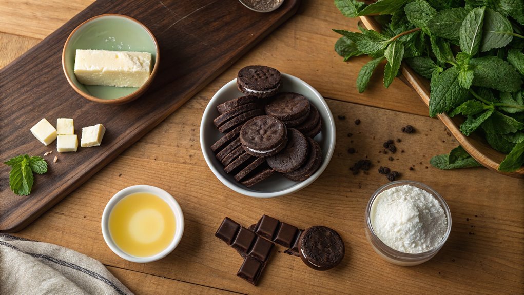 mix ingredients for mint