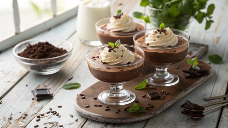 no bake chocolate mousse cups