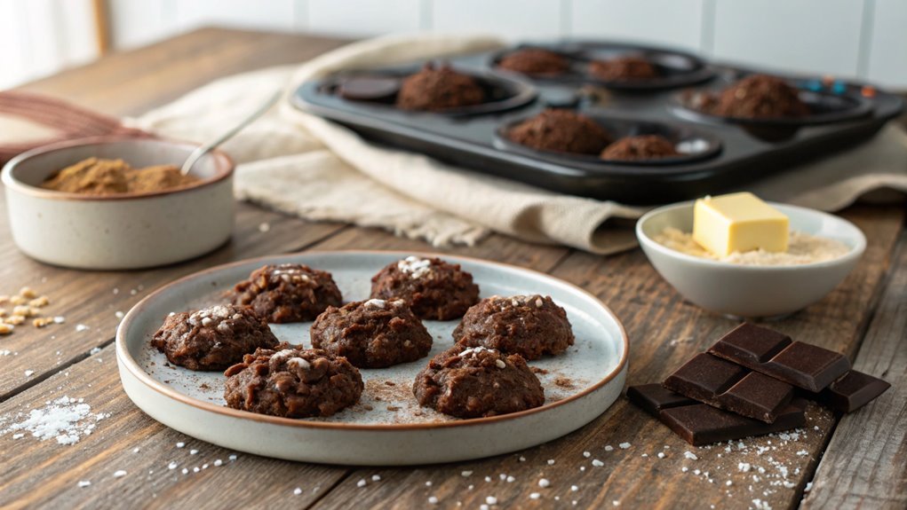 no bake chocolate oat cookies