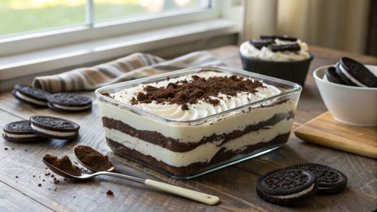 oreo dessert layered delight