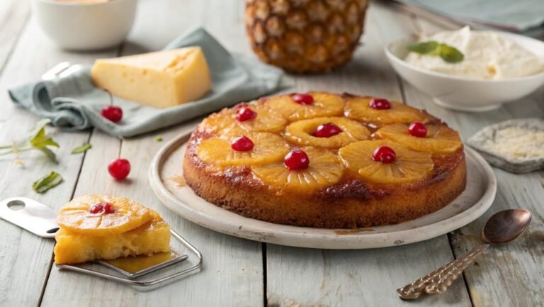 pineapple upside down cake recipe