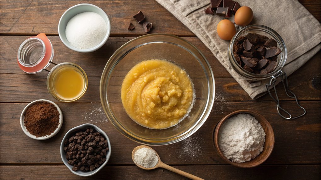 pour batter into pan