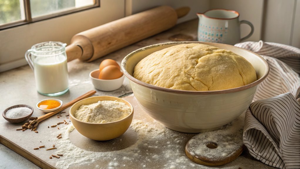 prepare dough mixture thoroughly