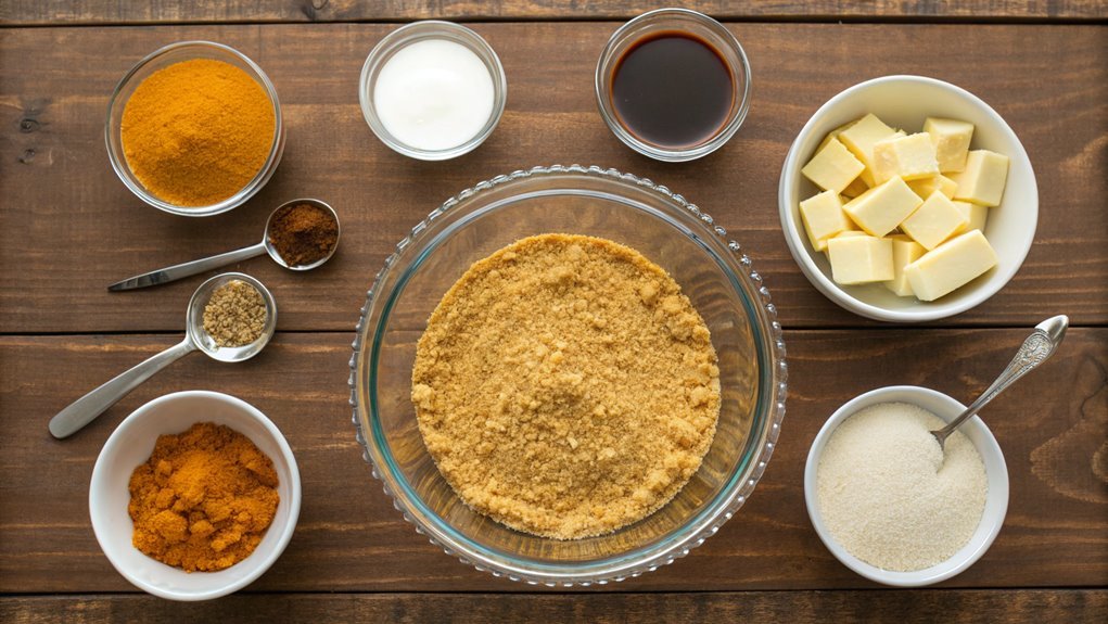 prepare graham cracker crust