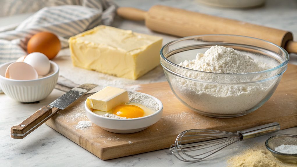 prepare tart crust ingredients