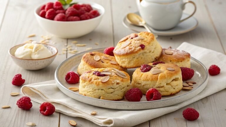 raspberry almond scones recipe