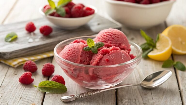 raspberry sorbet preparation guide