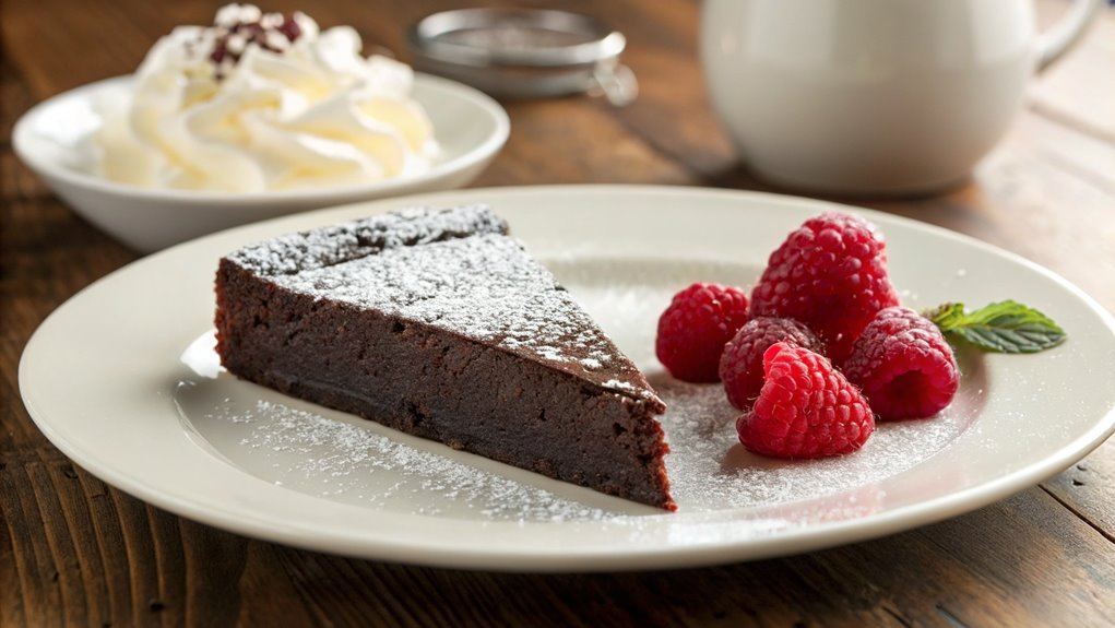 rich decadent chocolate dessert