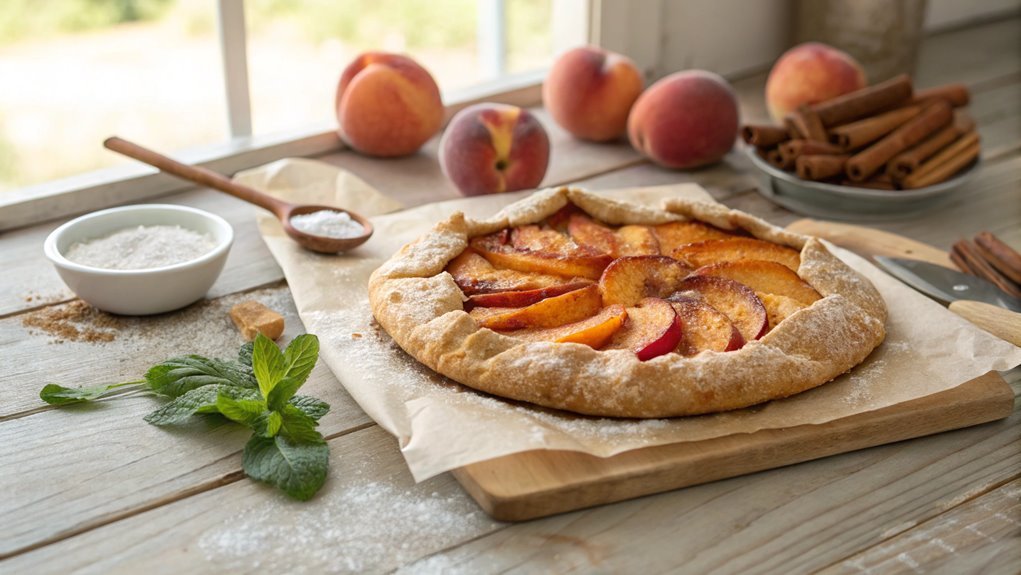rustic peach dessert recipe