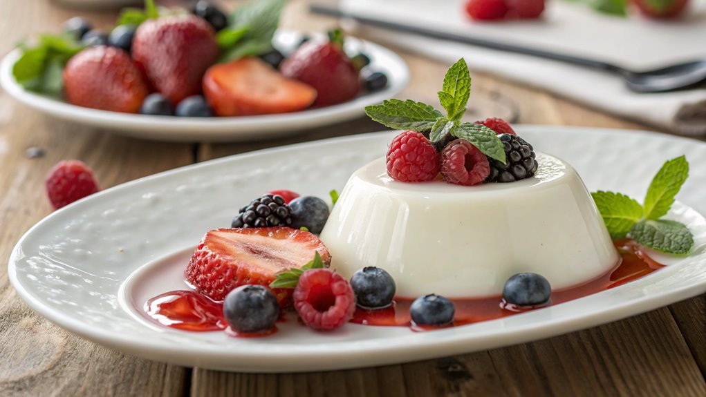serve with fresh berries