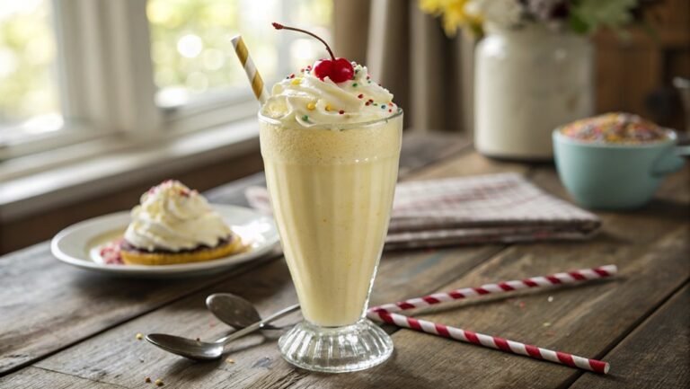 simple vanilla milkshake recipe