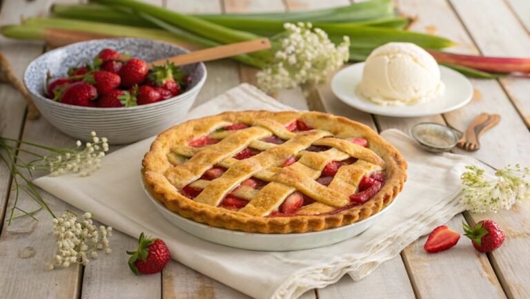 strawberry rhubarb pie recipe