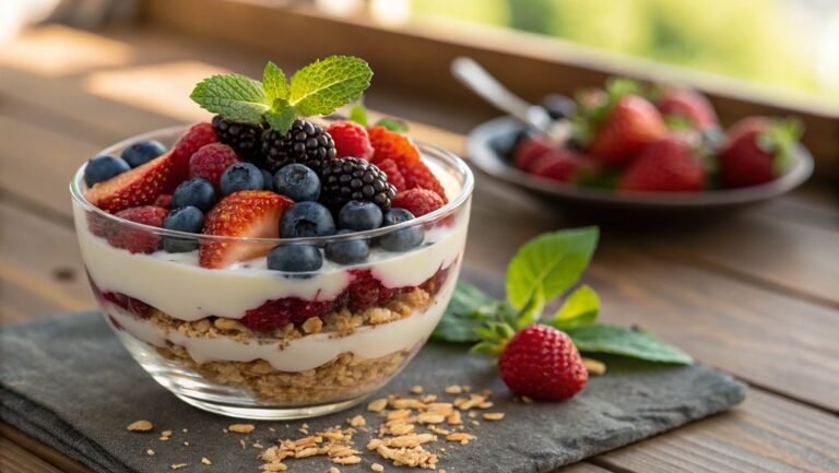 sugar free berry parfait recipe