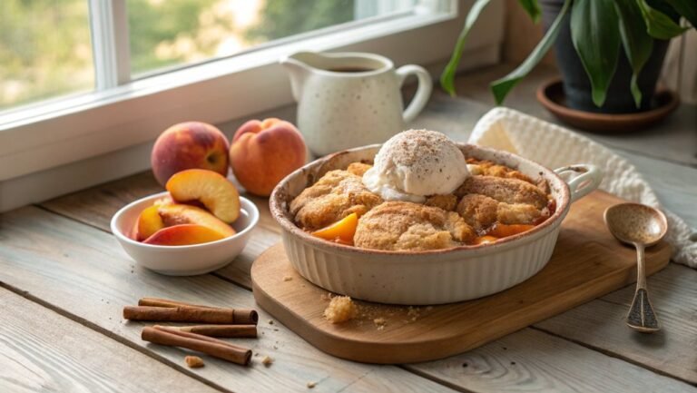 sugar free peach cobbler recipe