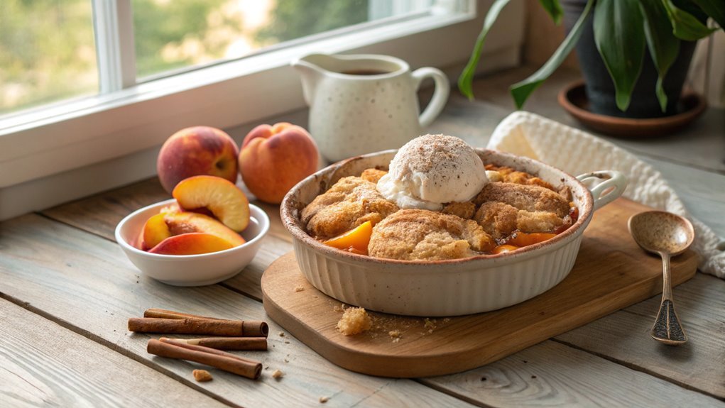 sugar free peach cobbler recipe