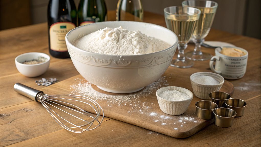 thoroughly mix dry ingredients